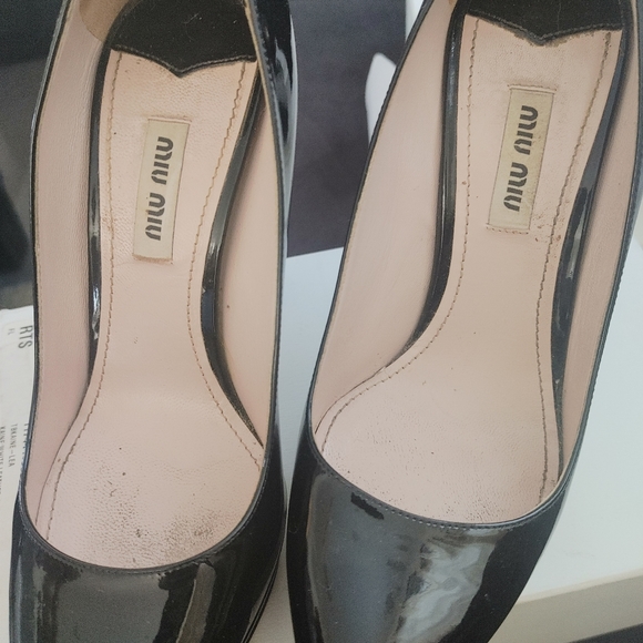 Miu Miu patent leather platform heels - Picture 5 of 5